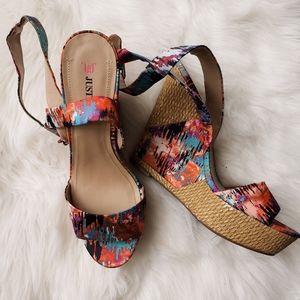 Platform Sandals with Ankle Strap